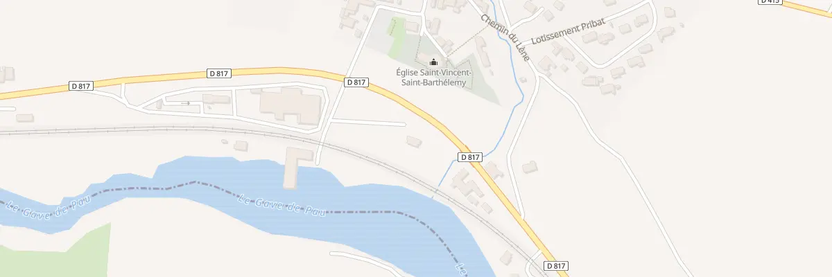 Plan du 49 Che du Barrage à Baigts-de-Béarn