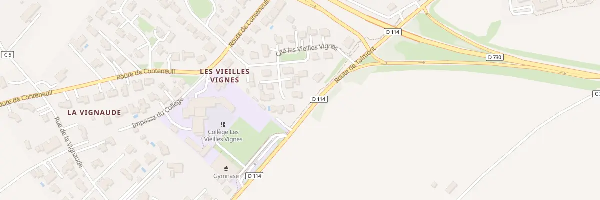 Plan du 11 Cite des Vieilles Vignes à Cozes