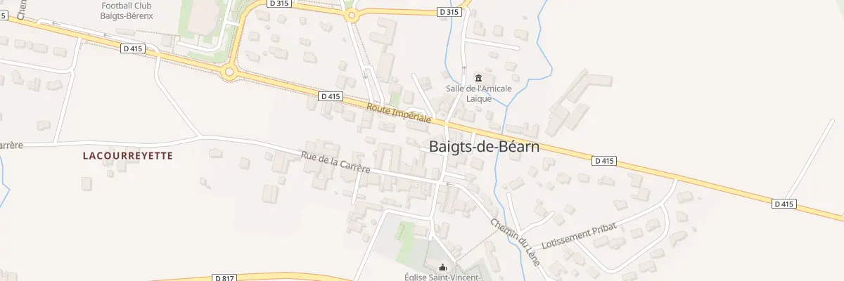 Plan du 26 Pl de la Mairie à Baigts-de-Béarn