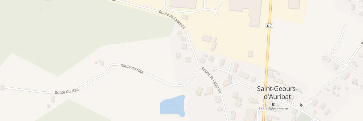 Plan du 295 Rte de Laborde à Saint-Geours-d’Auribat