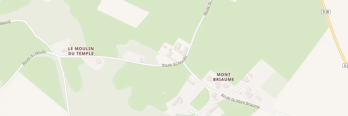 Plan du 5013 Mont Briaume à Planquery