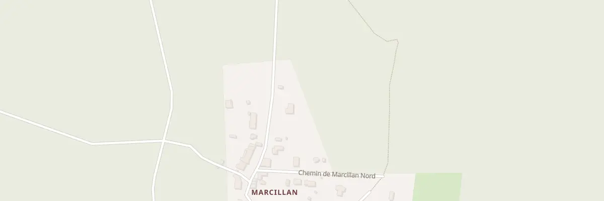 Plan du 464A Marcillan Nord à Saint-Laurent-Médoc