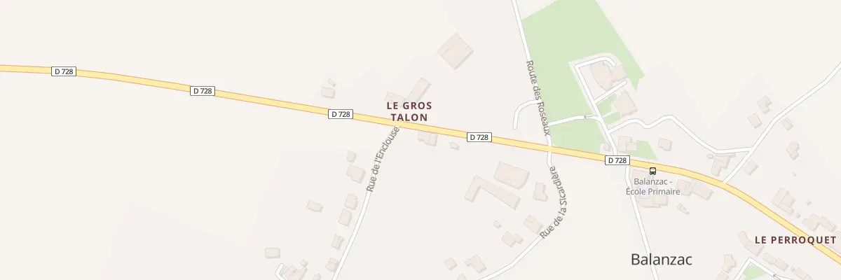 Plan du 53 Rte de l’Océan à Balanzac