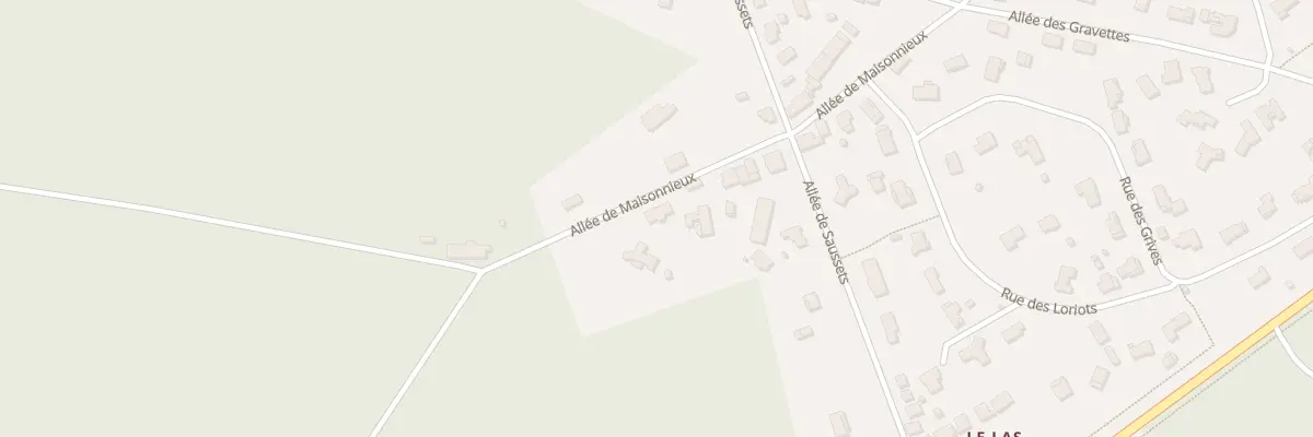 Plan du 215 All de Maisonnieux à Saint-Jean-d’Illac