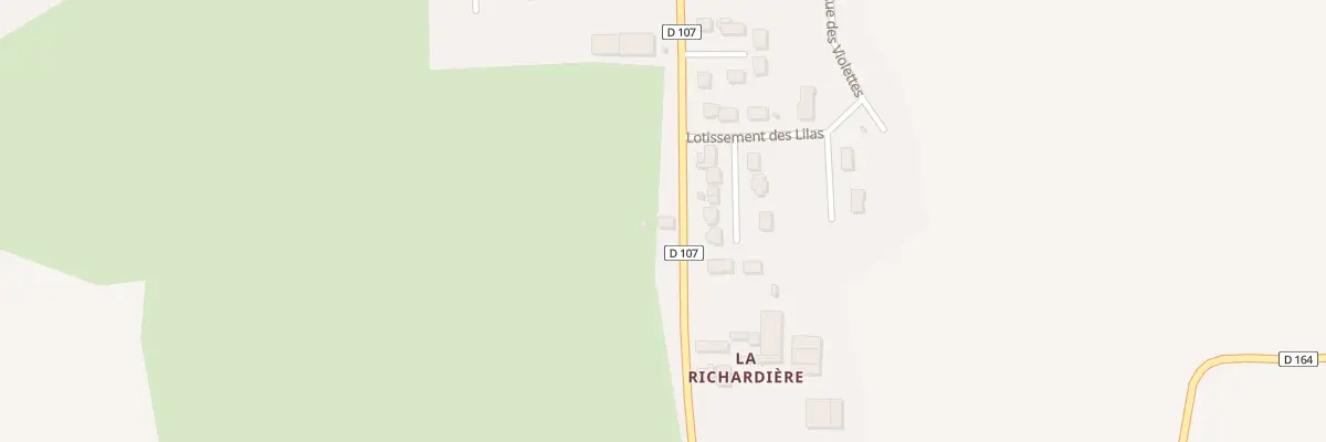 Plan du 2 La Richardiere à Colombiers-du-Plessis