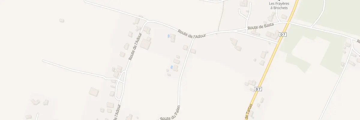Plan du 305 Rte du Palen à Onard