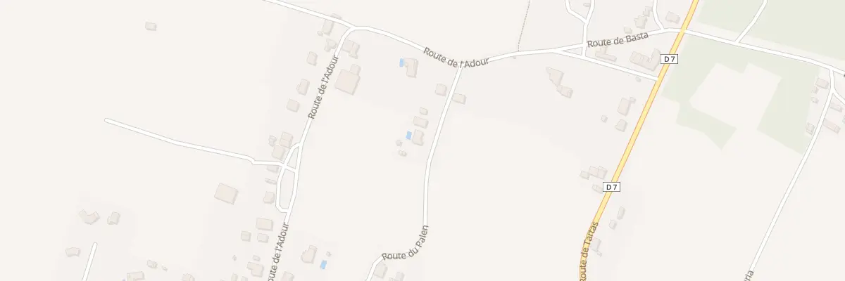 Plan du 269 Rte du Palen à Onard
