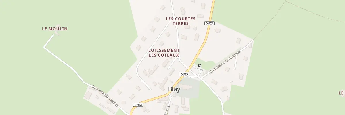 Plan du 6 Imp de la Grange à Blay