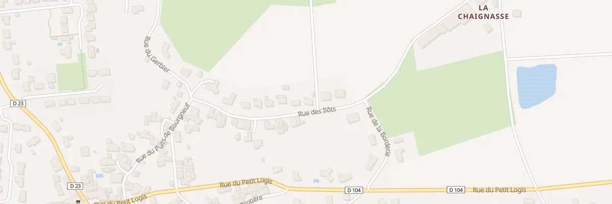 Plan du 39 Rue des îlots à Sérigné