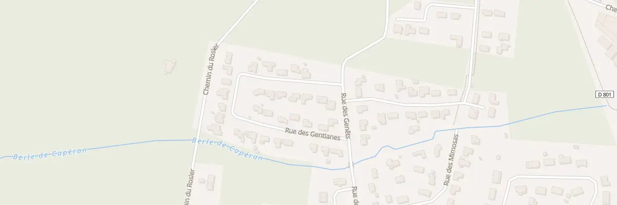Plan du 24 Rue des Gentianes à Salaunes
