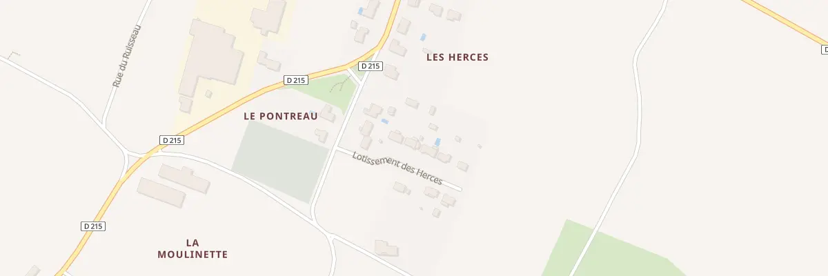Plan du 5 Lot des Herces à La Vallée