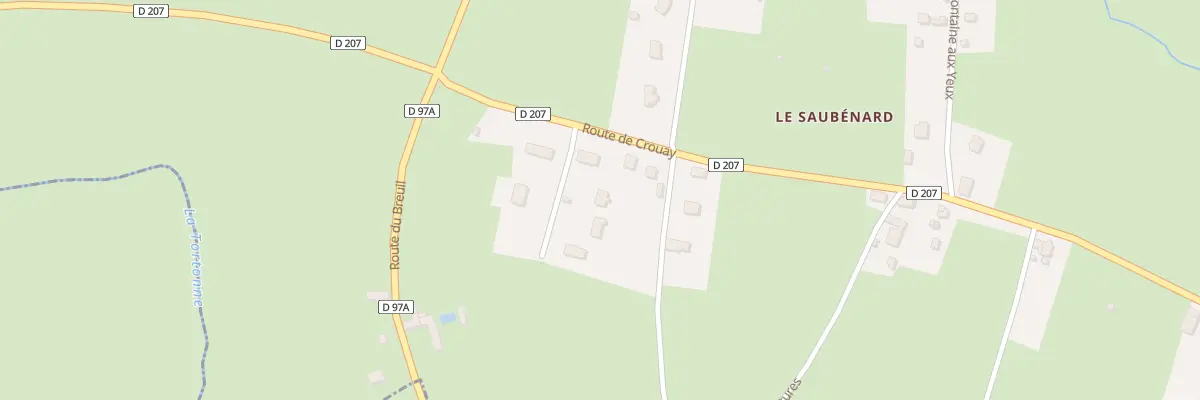 Plan du 5109 Le Saubenard à Blay