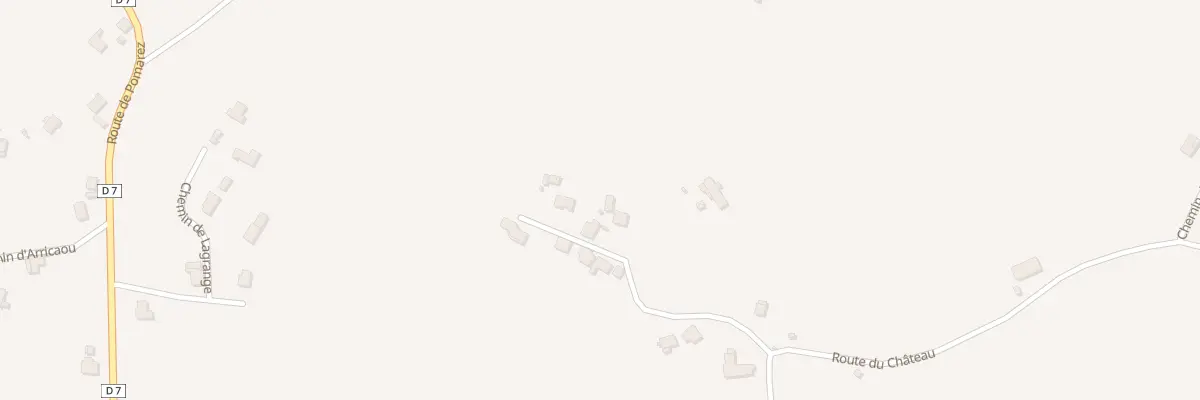 Plan du 204 Che du Castets à Castelnau-Chalosse