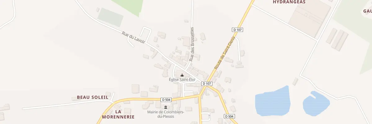 Plan du 4 Pl de l’Eglise à Colombiers-du-Plessis