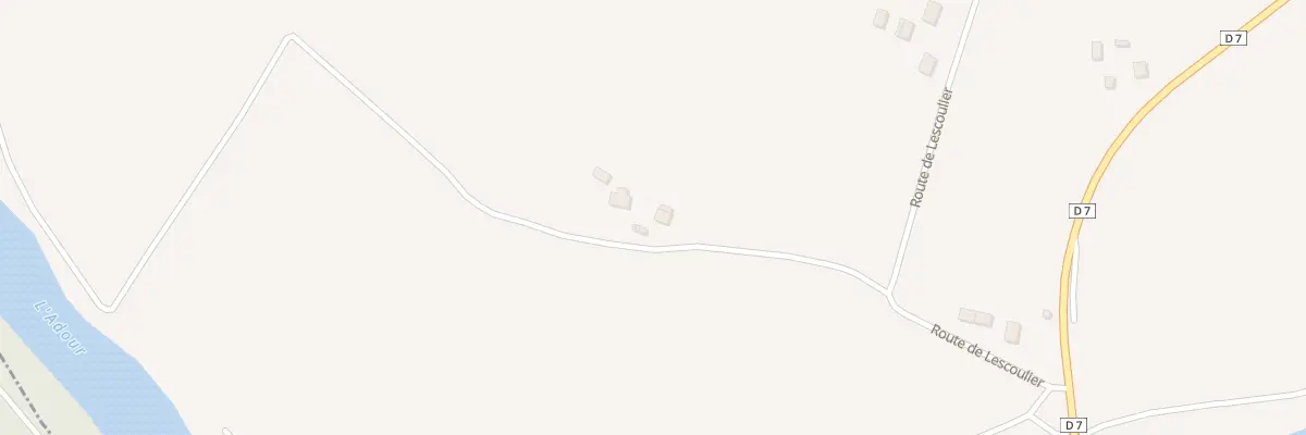 Plan du 10 Rte de Lescoulier à Audon