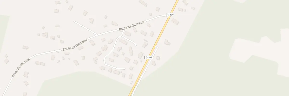 Plan du 1T Rte de Glomeau à Saint-Sauveur