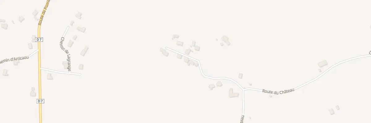Plan du 191 Che du Castets à Castelnau-Chalosse