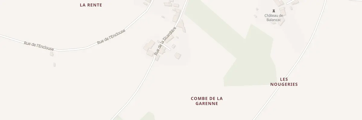 Plan du 5 Imp des Acaccias à Balanzac