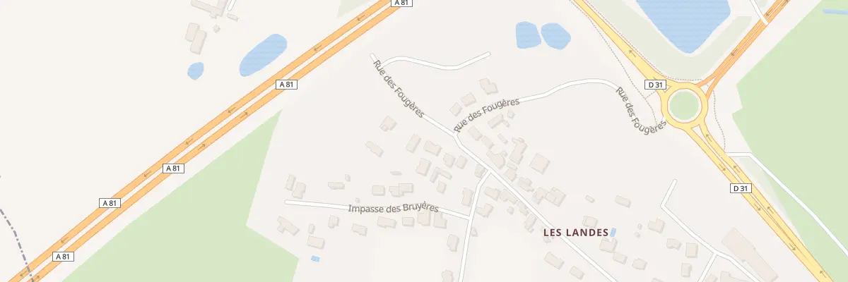 Plan du 10 Rue des Fougères à Changé