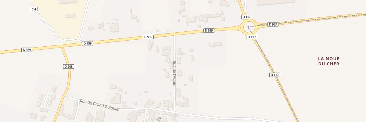 Plan du 5319 Le Cher Est à Chambon