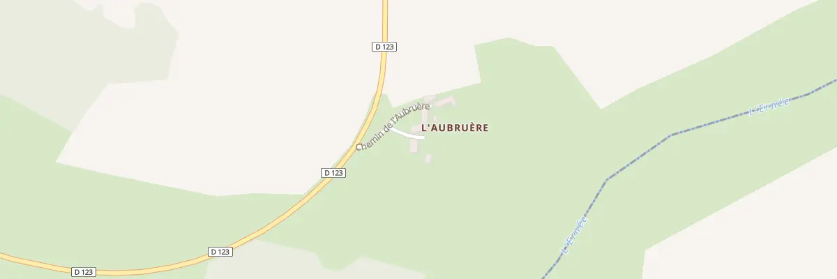 Plan du 44 Che de l’Aubruère à Saint-Germain-le-Guillaume