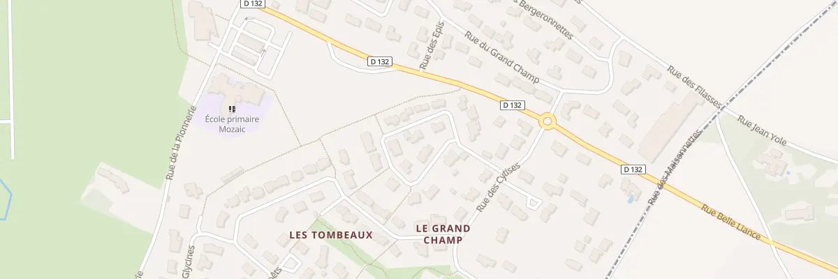 Plan du 3 Imp des Lilas à Longèves