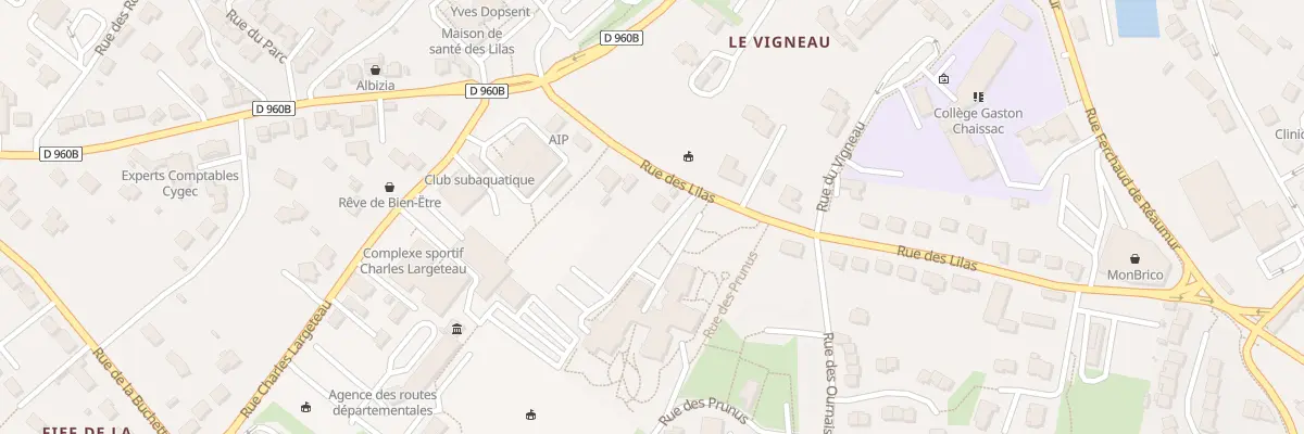 Plan du 12 Rue des lilas à Pouzauges