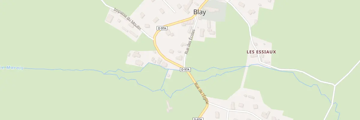 Plan du 134 Rue des Écoles à Blay