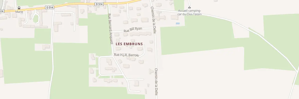 Plan du 5187F Mesnil à Colleville-sur-Mer