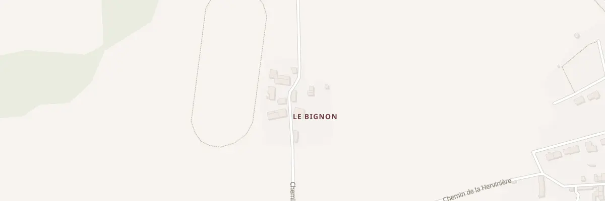 Plan du 405 Che du Bignon à Vautorte