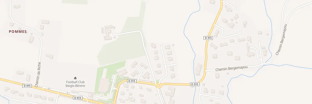 Plan du 7 Lot Les Bordes à Baigts-de-Béarn