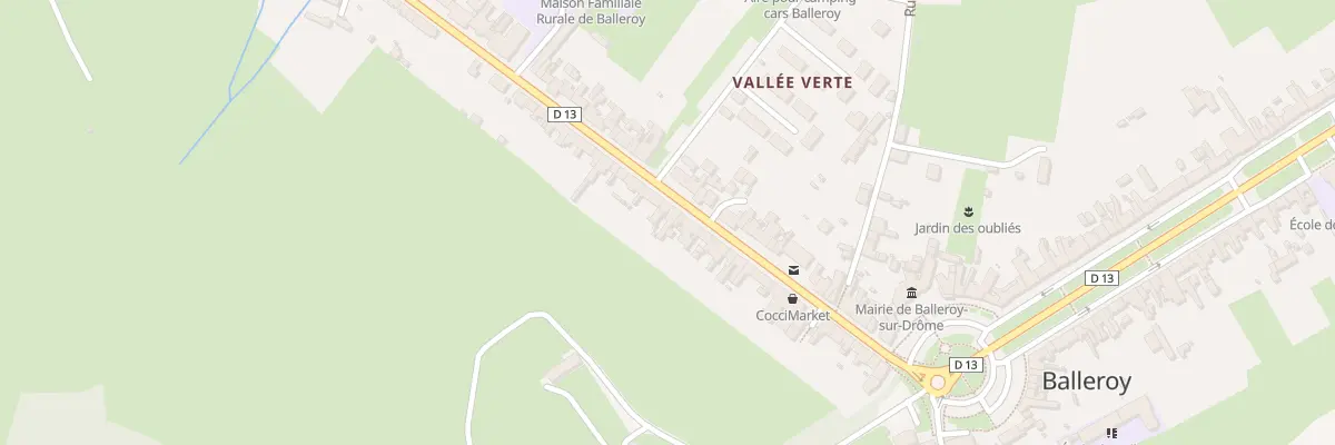 Plan du 54 Rue des Forges (Balleroy) à Balleroy-sur-Drôme