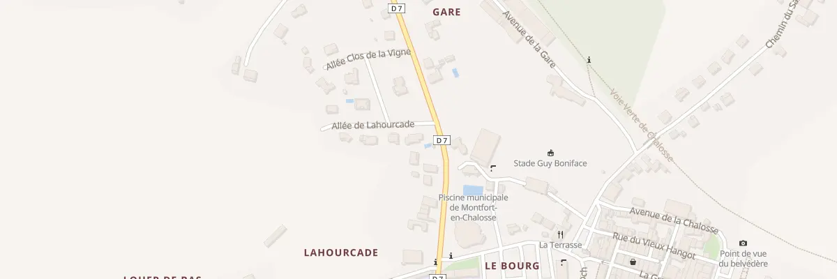 Plan du 31 All de Lahourcade à Montfort-en-Chalosse