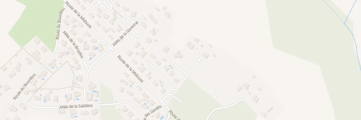 Plan du 38 All des Ecureuils à Bégaar