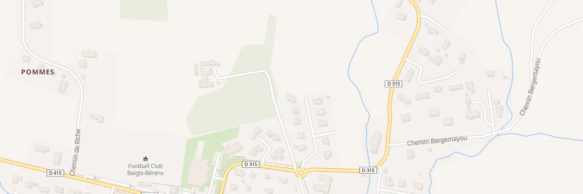 Plan du 6 Imp Domblides à Baigts-de-Béarn