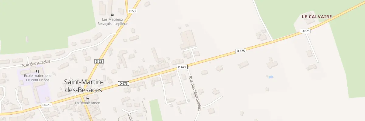 Plan du 35 Rue du 8 Mai 1945-St Mart Besa à Souleuvre en Bocage