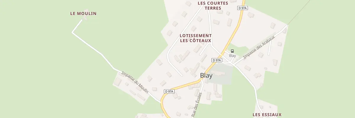 Plan du 221 Imp des Coteaux à Blay