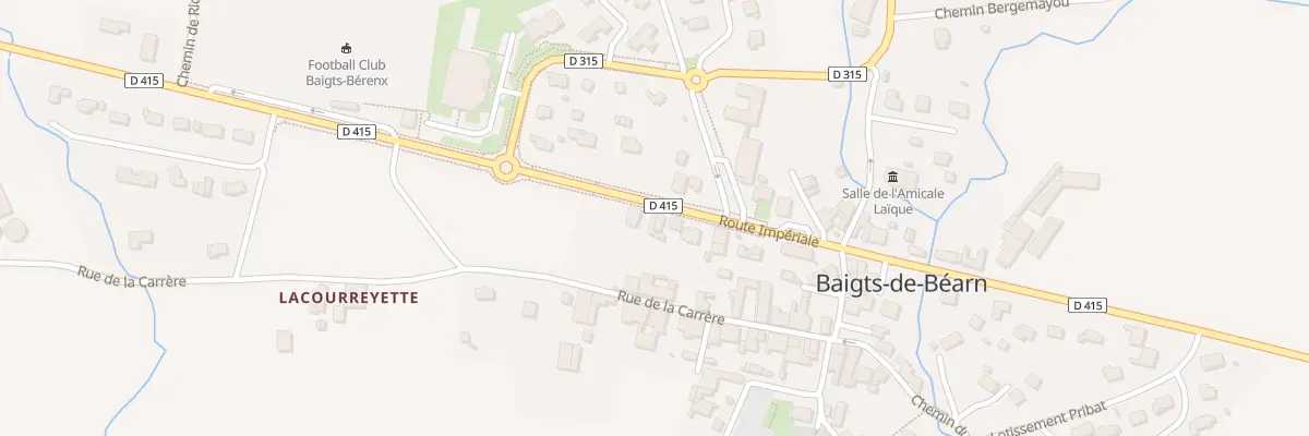 Plan du 1077 Rte Imperiale à Baigts-de-Béarn