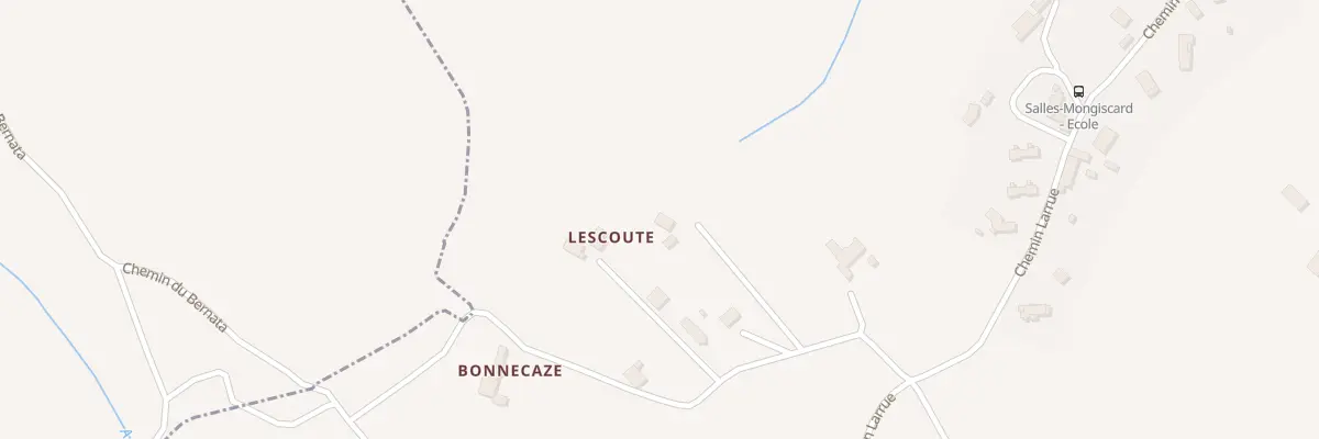 Plan du 96 Che d’Agreu à Salles-Mongiscard
