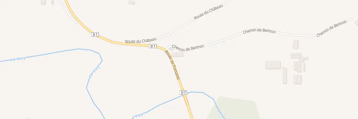 Plan du 20 Che de Bertron à Castelnau-Chalosse