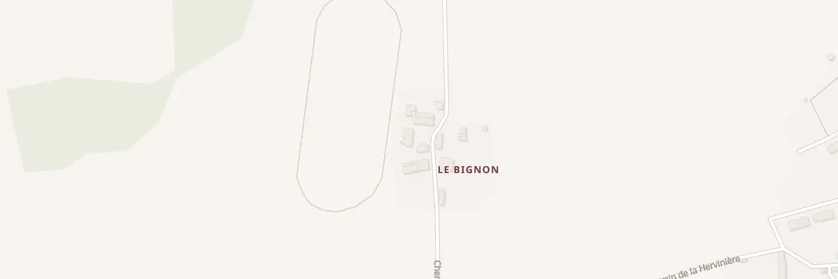 Plan du 380 Che du Bignon à Vautorte