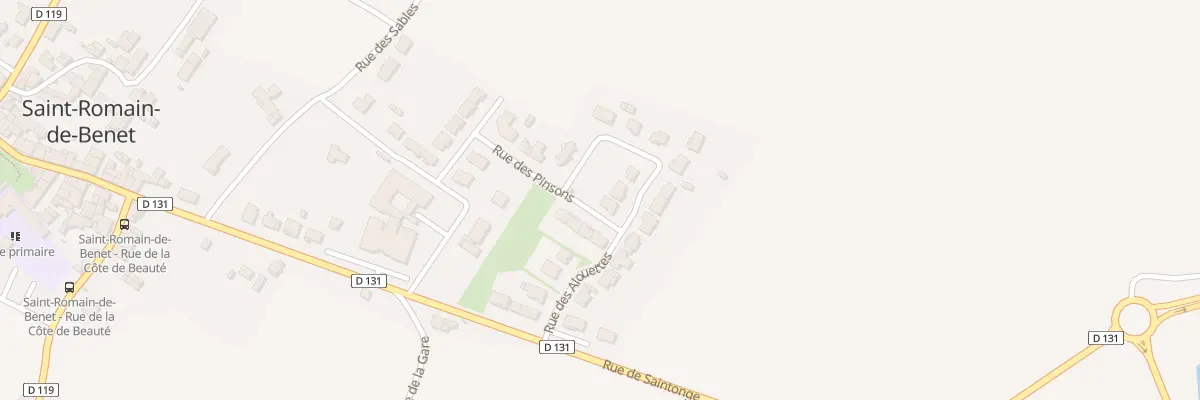 Plan du 2 Rue des Pinsons à Saint-Romain-de-Benet