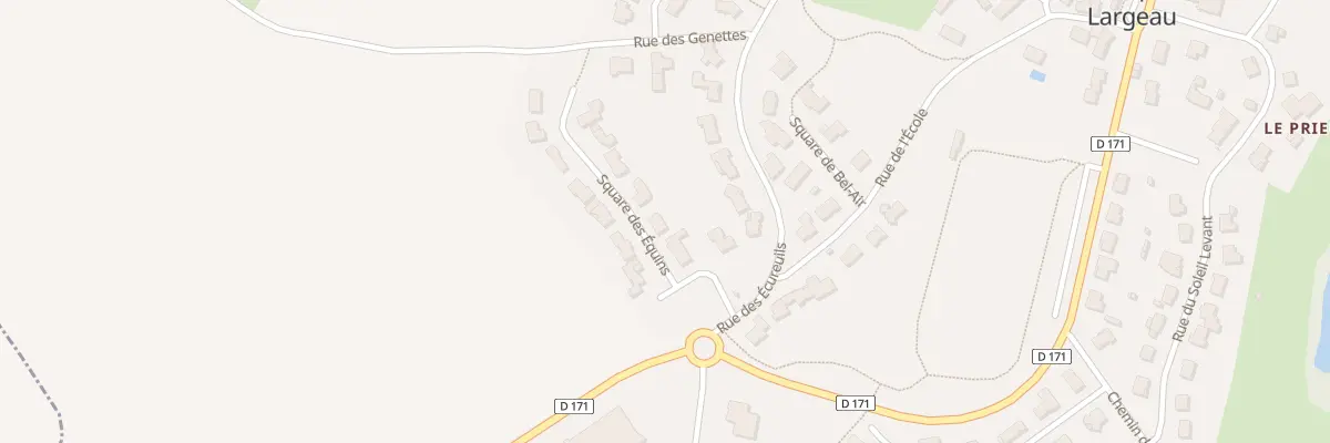 Plan du 4 Sq des Equins Ch Largeau à Mauléon
