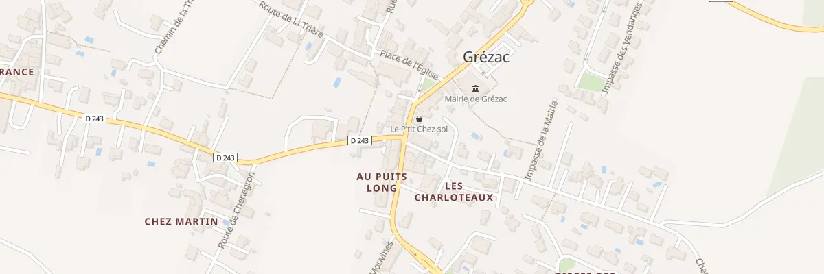 Plan du 1 Rue des Charloteaux à Grézac