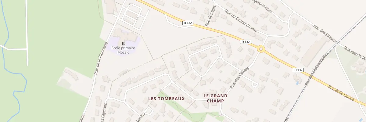 Plan du 14 Imp des Lilas à Longèves