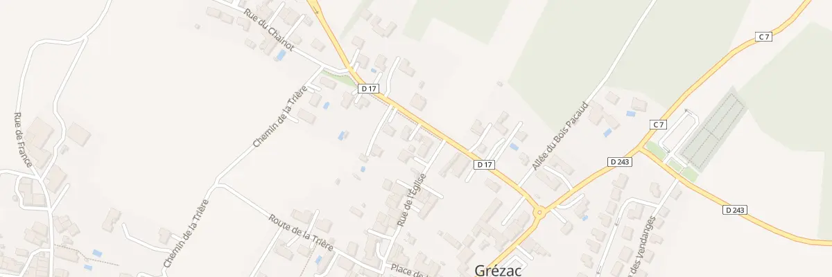 Plan du 47 Rte de Saujon à Grézac