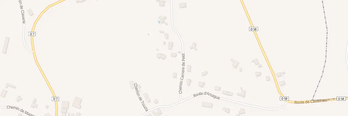 Plan du 360 Che Carrere de Petit à Castelnau-Chalosse