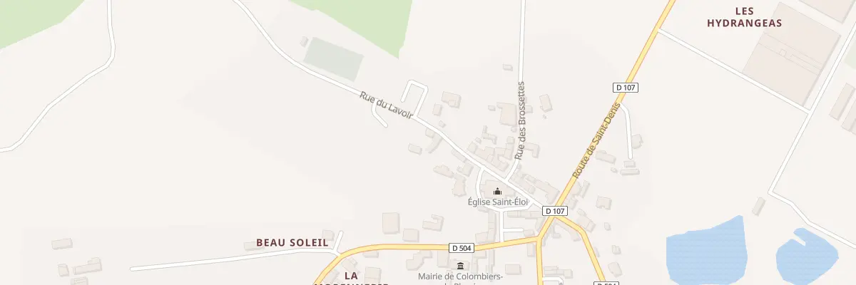 Plan du 3 Rue du Lavoir à Colombiers-du-Plessis