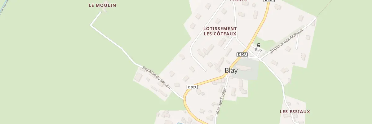 Plan du 182 Imp des Coteaux à Blay