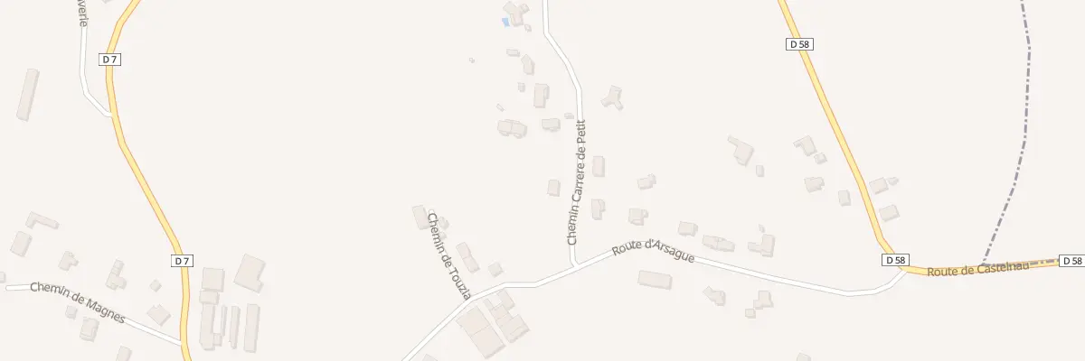 Plan du 490 Che Carrere de Petit à Castelnau-Chalosse